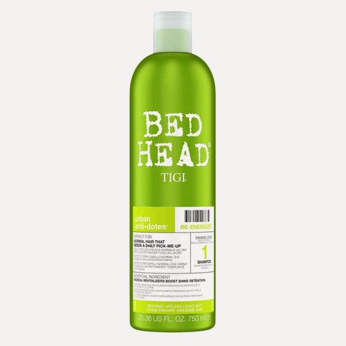 Изображение товара TIGI RE-ENERGIZE SHAMPOO - Укрепляющий шампунь для нормальных волос, 750 мл