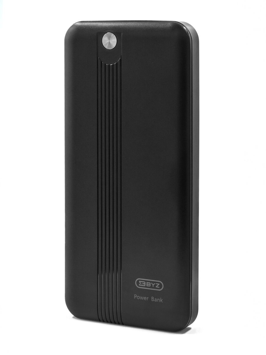 Внешний аккумулятор BYZ W12 10000 mAh 2 x USB Type-C с индикатором питания черный