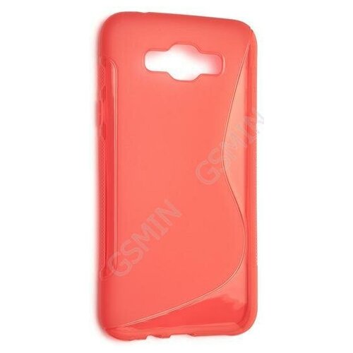 Чехол силиконовый для Samsung Galaxy E7 SM-E700F S-Line TPU (Красный) samsung orginal eb be700abe replacement 2950mah battery for samsung galaxy e7 sm e7000 sm e700f d e700d e7009 batteries tools