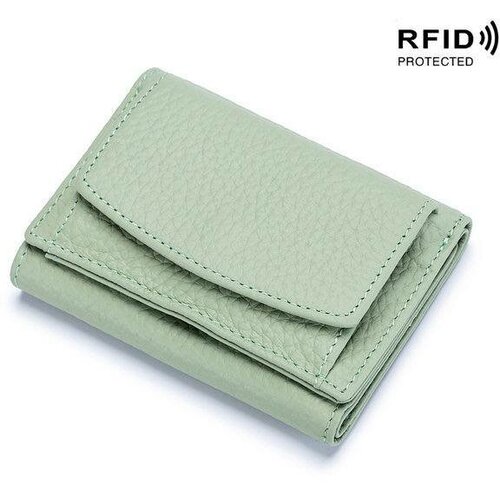 фото Кошелек , фактура зернистая, зеленый bgt