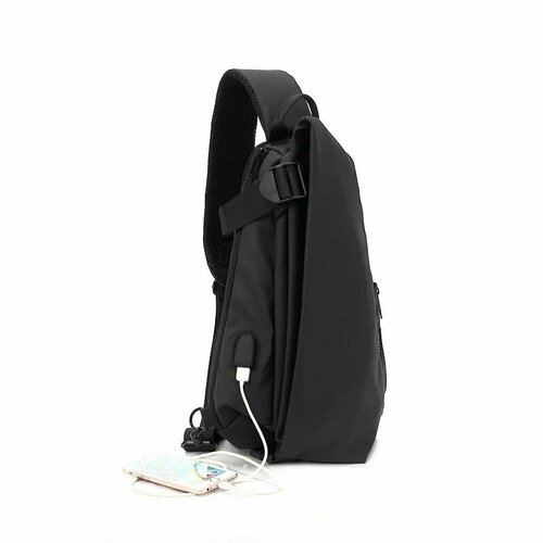 Стильный рюкзак-слинг с USB-портом стильный городской рюкзак loui vearn с usb портом