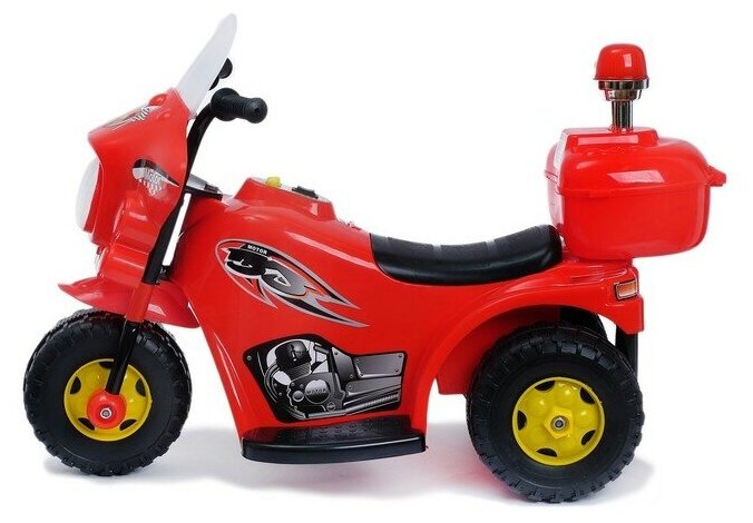Электромобиль КНР "Мотоцикл шерифа", цвет красный (991)