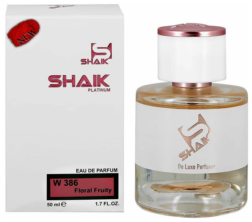 Парфюмерная вода `SHAIK` DE LUXE PERFUME W 386 floral fruity (жен.) 50 мл