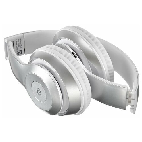 Гарнитура Digma BT-14 Bluetooth накладные серебристый матовый bt-14s 189000₽
