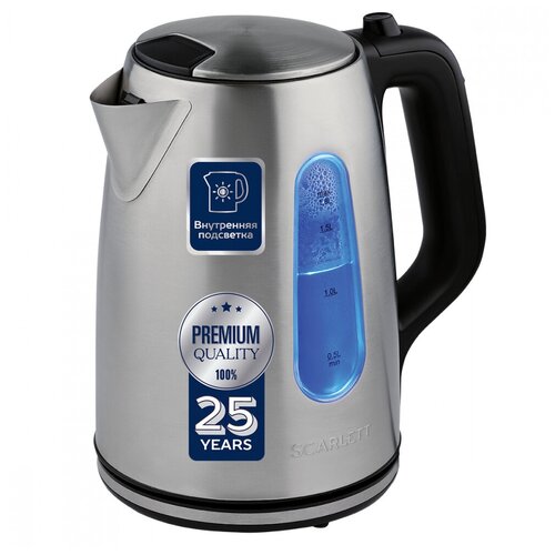 Чайник SCARLETT SC-EK21S101 серебристый 230000₽