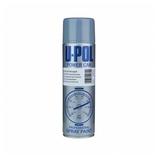 фото U-POL PCEP/AL Грунт протравливающий Power Can Etch Primer, спрей 500 мл