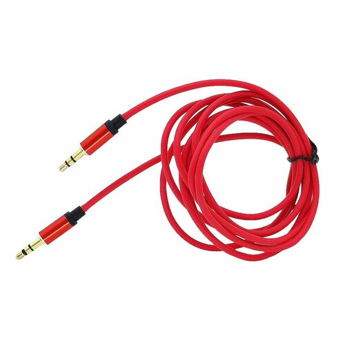 кабель аудио джек 3 5 мм на джек 3 5 мм витой 2м орбита ot avc08 Кабель аудио (Джек 3,5 мм на Джек 3,5 мм) 2м Орбита OT-AVC30 Красный