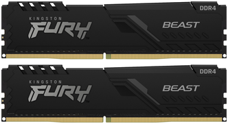 Оперативная память Kingston 16GB FURY Beast DDR4 (KF426C16BBK2/16)