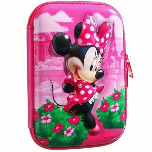 Пенал каркасный с эффектом 3D 15х22 см Минни Маус 1680₽