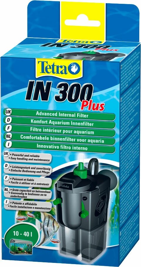 Внутренний фильтр TETRA IN 300 PLUS для аквариумов объемом до 40 л (1шт)