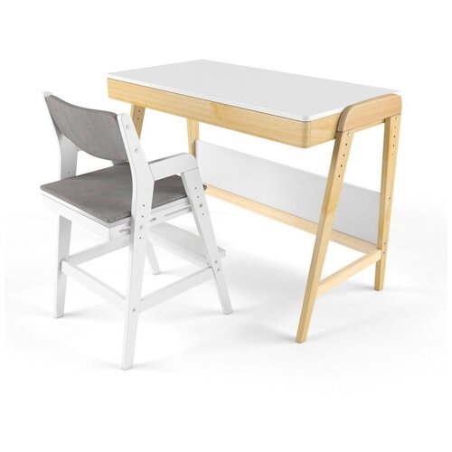 Комплект растущий стол и стул с чехлом 38 попугаев 