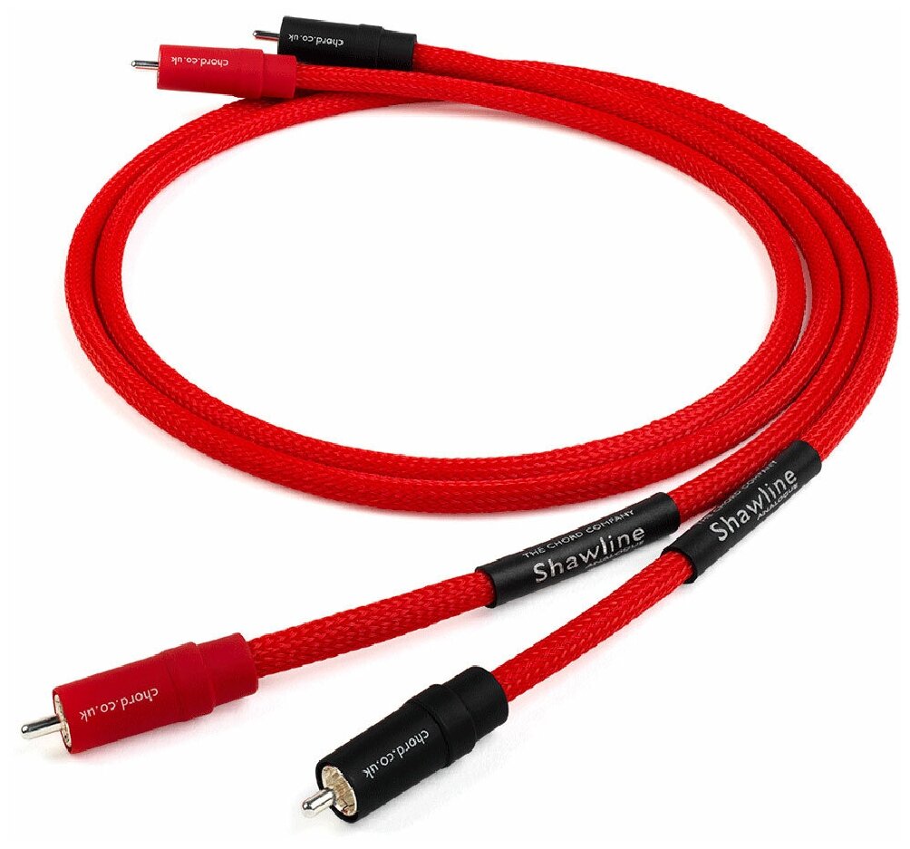 Межблочный кабель Chord Company Shawline 2RCA to 2RCA 1.0m