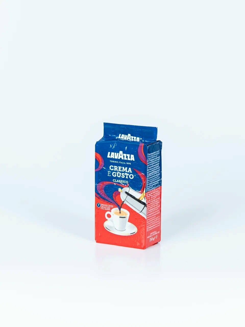 Кофе молотый Lavazza Crema e Gusto Classico, вакуумная упаковка, 250 г, вакуумная упаковка, 6 уп. - фотография № 9