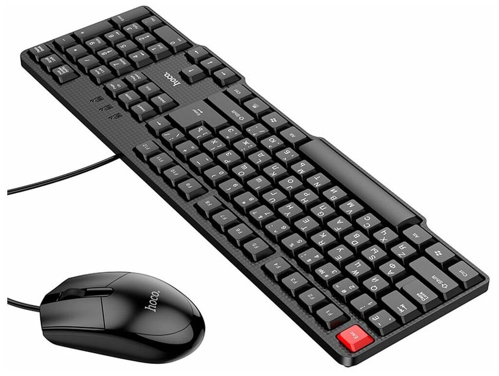 Игровая клавиатура и мышь HOCO GM16 Business черный Russian version