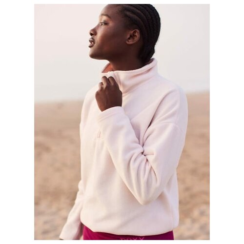 фото Флисовая толстовка feel it too, цвет белый, размер xs roxy