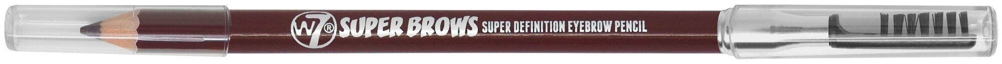 Карандаш для бровей W7 SUPER BROWS super defintion eyebrow pensil оттенок BROWN 1,5g