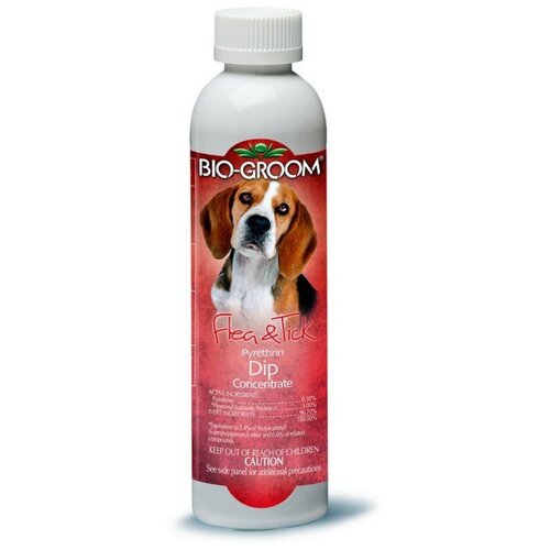 Bio-Groom Flea & Tick Ополаскиватель против блох, вшей и клещей для собак и кошек, 236 мл