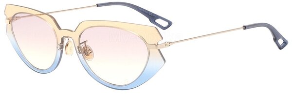 Солнцезащитные очки Dior, овальные, оправа: пластик, для женщин