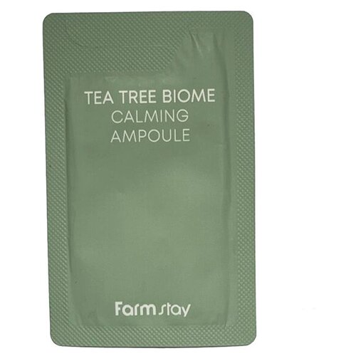 Купить Farm Stay Женский Tea Tree Biome Calming Ampoule Ампульная сыворотка успокаивающая с экстрактом чайного дерева 1мл, Farmstay