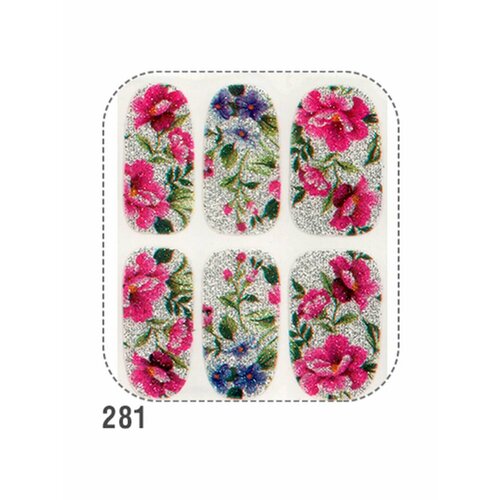 Пленки для ногтей для экспресс-маникюра на клеевой основе Effect Nails, (281), IRISK professional, Д324-01, 4680379145487