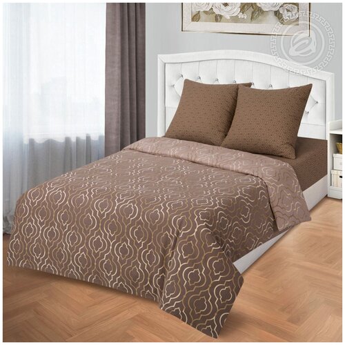 Постельное Белье 2-спальное с простыней На резинке 160х200х20 Палермо арт 531 2820₽