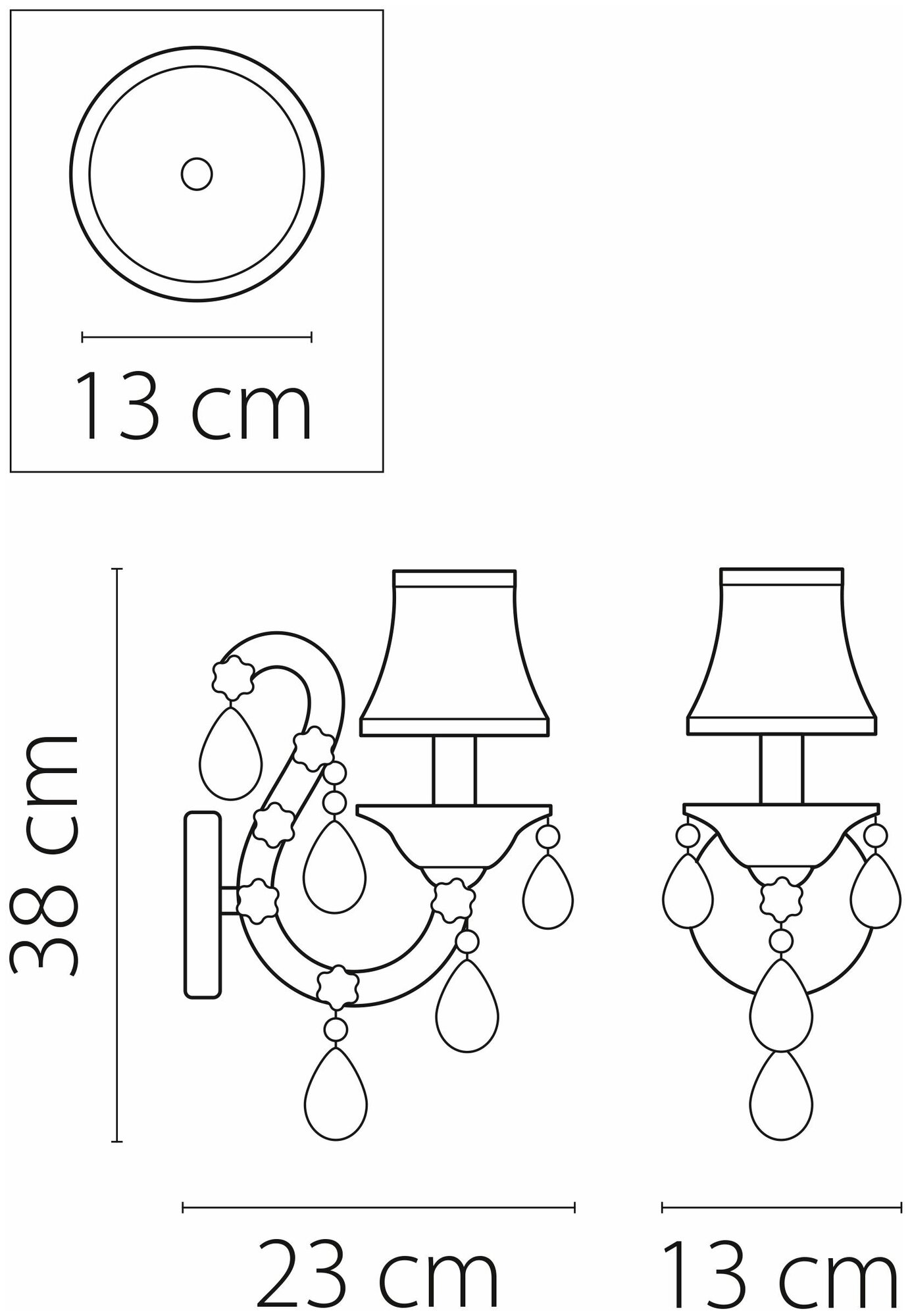 Бра Lightstar PRINCIA 726611 - фото №11