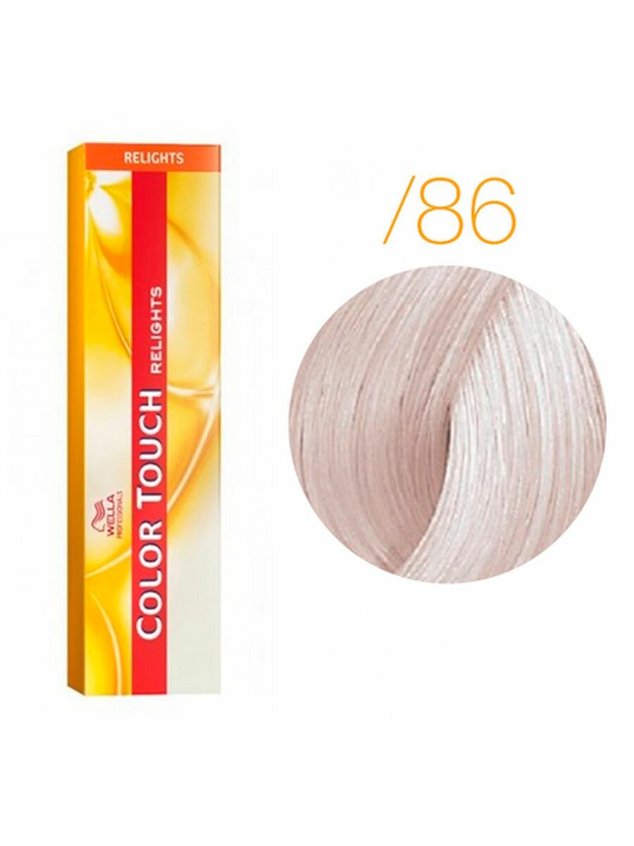 Wella Color Touch Relights /86 Краска Ледяное шампанское 60 мл