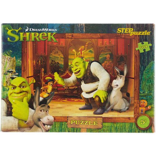 Пазл Step puzzle Shrek (82132), 104 дет., разноцветный пазл step puzzle disney доктор плюшева 82133 104 дет разноцветный