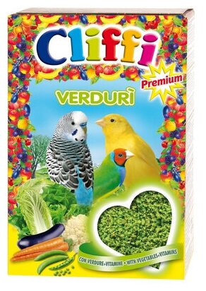 Cliffi (Италия) Яичный корм с овощами для всех Зерноядных птиц (Verduri) PCOA213 | Verduri, 0,3 кг