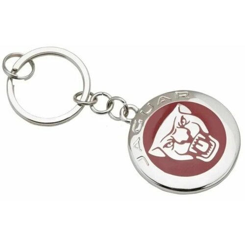 Брелок Jaguar, красный, серебряный dreaming monsterz keyring cute japan