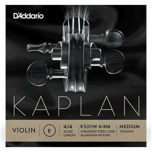 Одиночная струна E (ми) для скрипки 4/4 D'Addario KS311W 4/4M