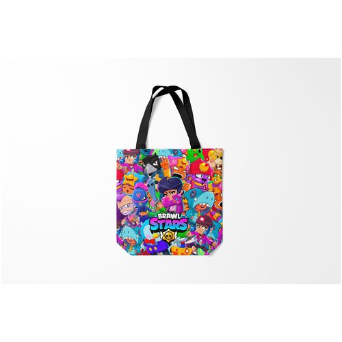 фото Сумка-шоппер / 40х40 см / геймерам / brawl stars bibi burnettie