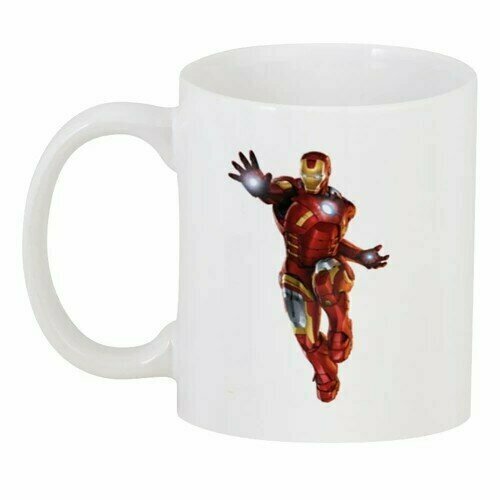 Кружка, пиала, чашка, стакан, супница супер герой, супергерой, железный человек.