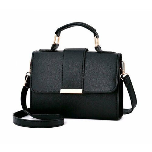 Сумка кросс-боди Bagevitto, фактура матовая, черный матовый