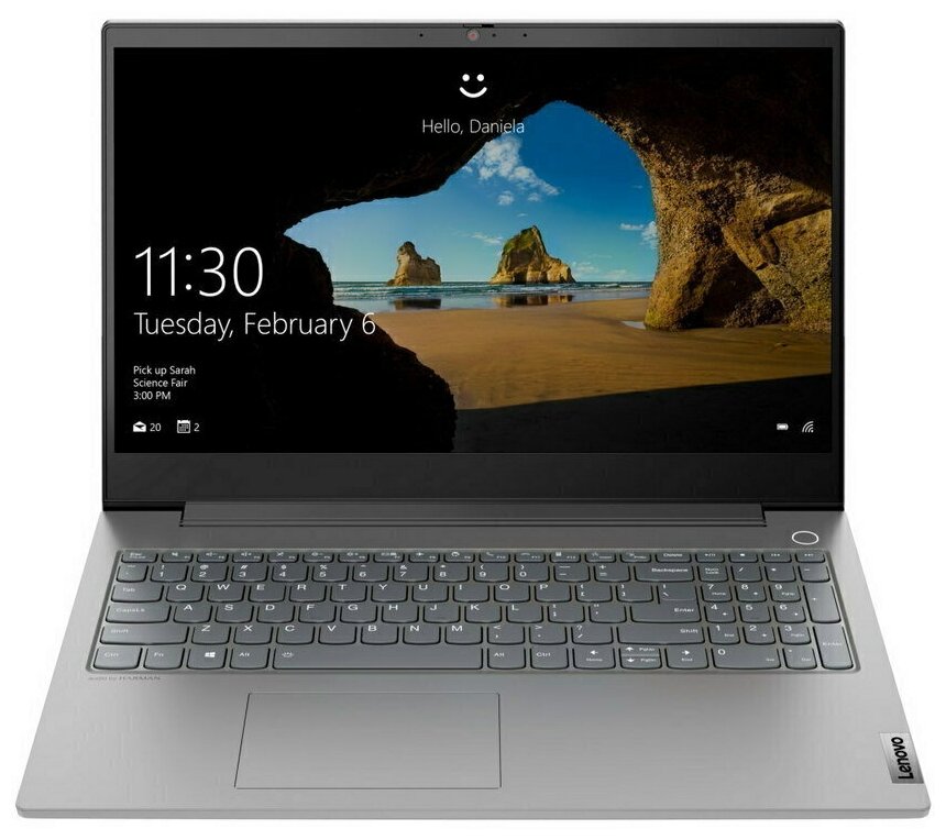 Ноутбук 15.6" IPS FHD Lenovo Thinkbook 15p IMH grey (Core i5 10300H/8Gb/512Gb SSD/noDVD/GTX 1650 4GB/FP/W10Pro) (20V3000KRU)