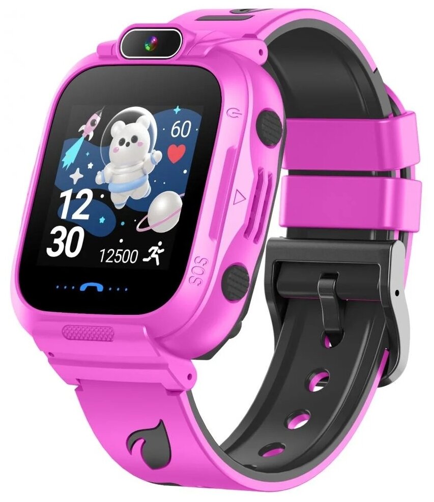 Детские умные часы Leef Astron, pink black