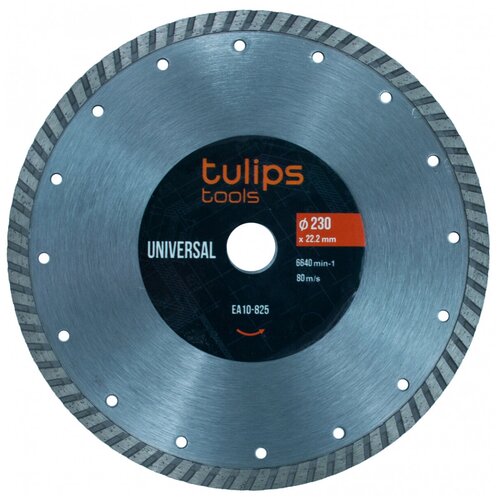 Диск отрезной алмазный сегментный Tulips tools EA10-825, 230мм/10мм, Turbo.