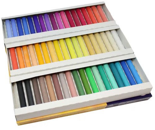 Спектр Пастель сухая художественная Петербургская, 54 цвета 91С-403 разноцветный