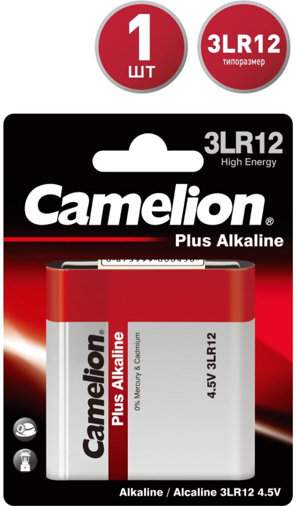 Camelion 3LR12 Plus Alkaline BL-1 батарейка,4.5В 1656