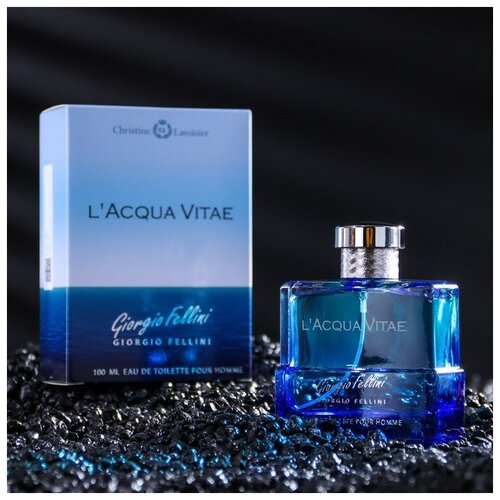 Туалетная вода мужская Christine Lavoisier Parfums, Giorgio Fellini L'Acqua Vitae, 100 мл туалетная вода мужская christine lavoisier parfums giorgio fellini ambre soleil 100 мл