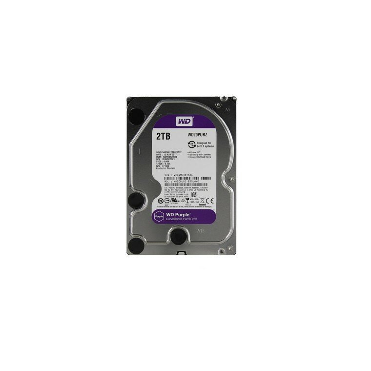 Жесткий диск WD Purple , 2ТБ, HDD, SATA III, 3.5" - фото №7