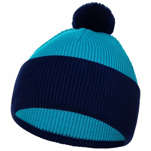 Шапка бини teplo, размер One Size, бирюзовый, синий шапка бини lemive размер one size бирюзовый
