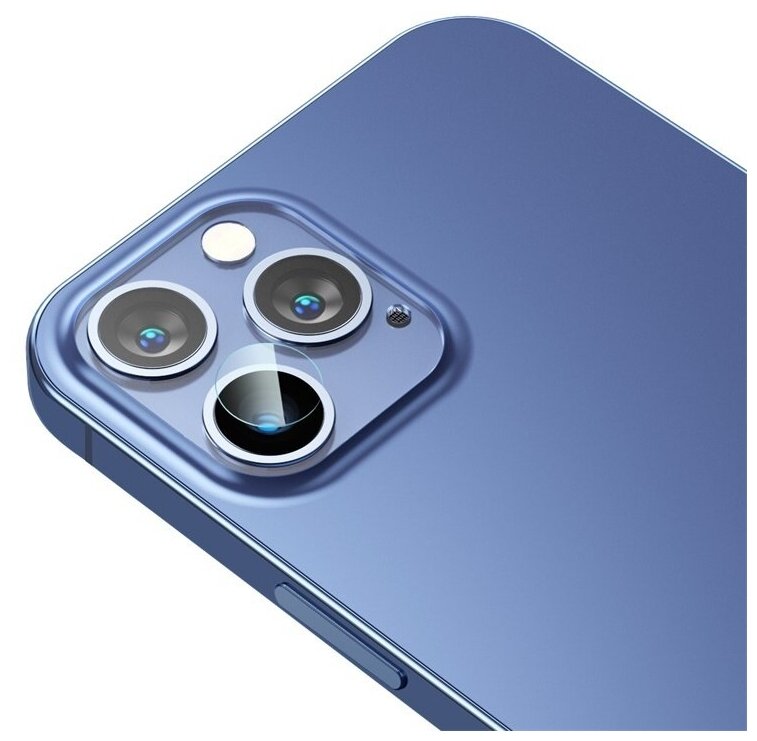 Защитная пленка BASEUS SGAPIPH61P-JT02 на объектив камеры для iPhone 12/12 Pro Max 67" прозрачный (2)