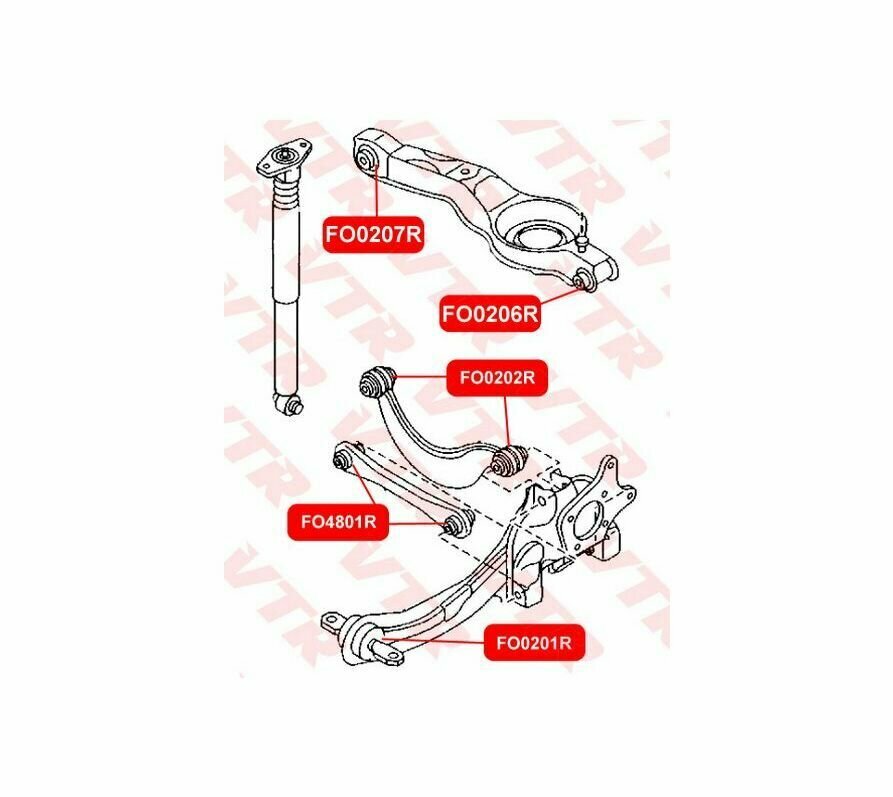 Сайлентблок VTR FO0201R