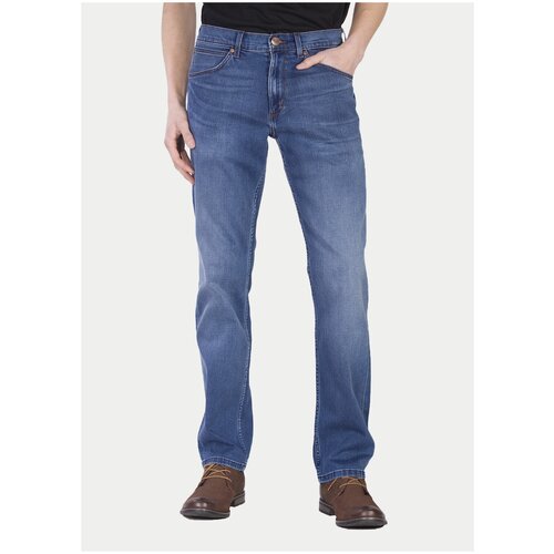 Джинсы зауженные Wrangler GREENSBORO, размер 32/30, синий