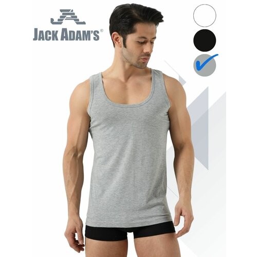 фото Майка jack adams, размер m, серебряный