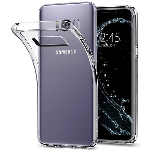 Защитный чехол на Samsung Galaxy S8, Самсунг С8 прозрачный силиконовый чехол на samsung galaxy s8 самсунг с8 прозрачный