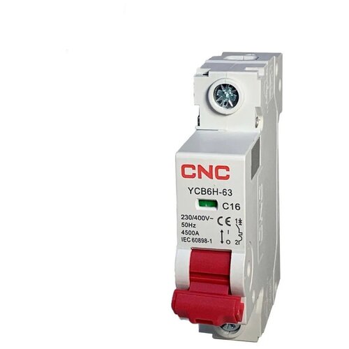 Модульный автоматический выключатель YCB6H-63 10 A 1P 4,5 kA C