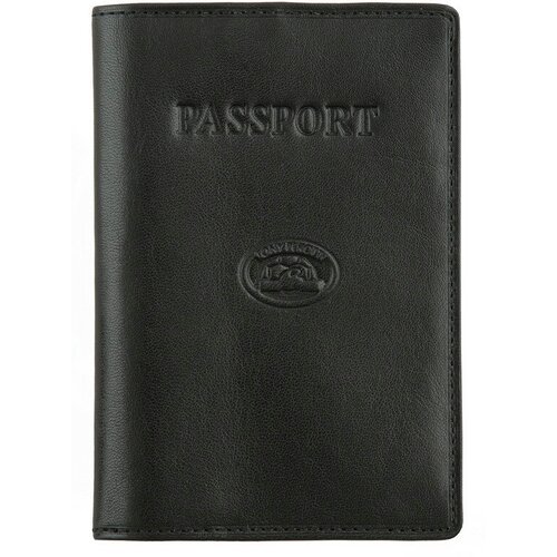 фото Обложка для паспорта tony perotti, натуральная кожа, черный
