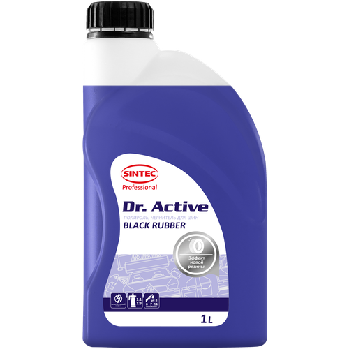 Полироль для шин Sintec Dr. Active Black Rubber 1 л